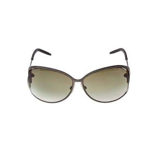 Roberto Cavalli Fresia RC 574S 08F Women`s 63mm Brown Round Gradient Sunglasses