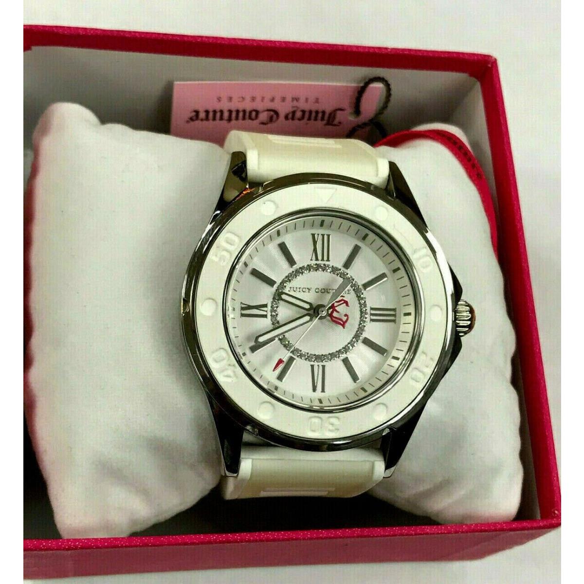 Juicy Couture watch  - White Dial, White/Off White Band, White Bezel 4