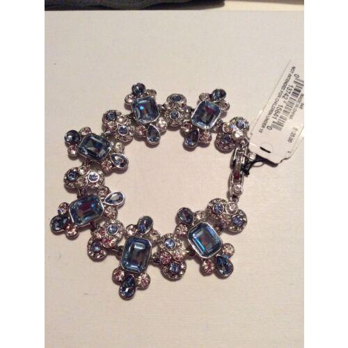 Givenchy Silvertone Blue Drama Bracelet 69 GB