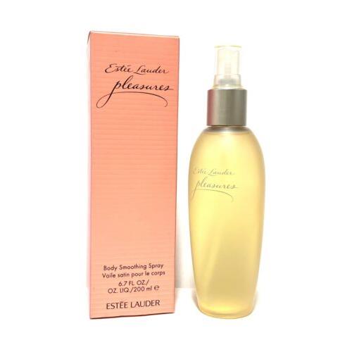 Estee Lauder Pleasures Body Smoothing Spray For Women 6.7oz-200ml Rare BI17