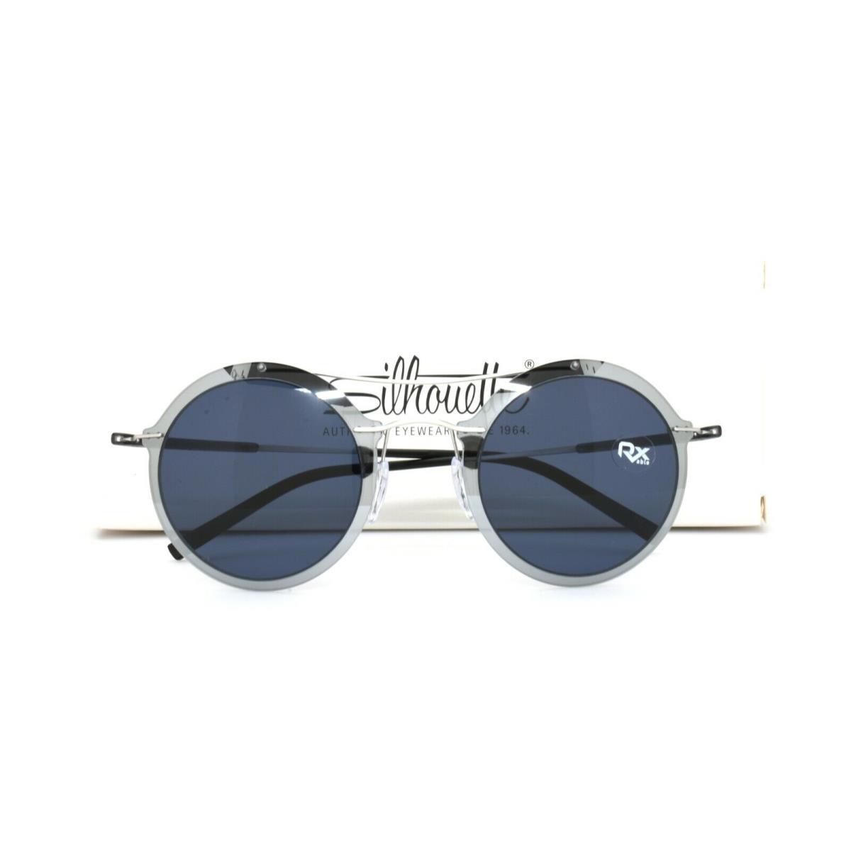 Silhouette Rimless Round Sunglasses 8075 75 7000
