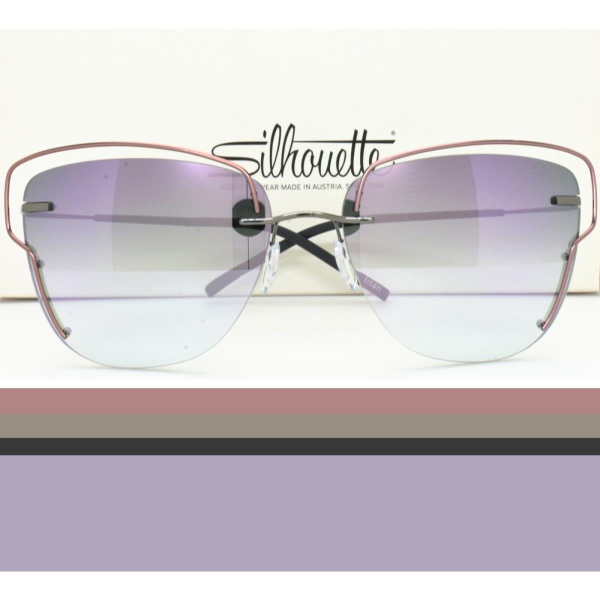 Silhouette Rimless Sunglasses 8162 75 6580 Tma Atwire 59-17-140