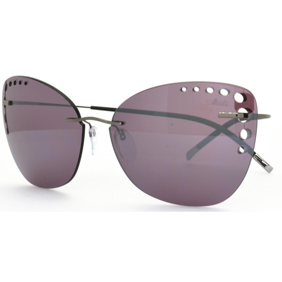 Silhouette Rimless Sunglasses Tma Icon 8157 60 6223 Purple 62-17-145