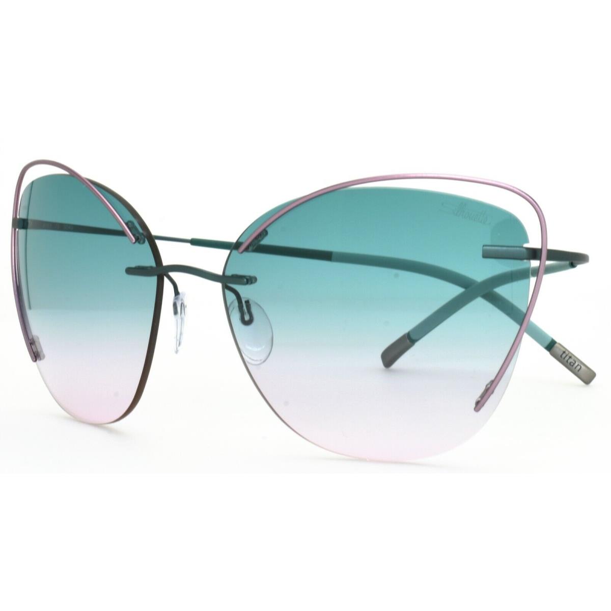 Silhouette Rimless Sunglasses 8163 75 5040 Tma Atwire 58-17-140