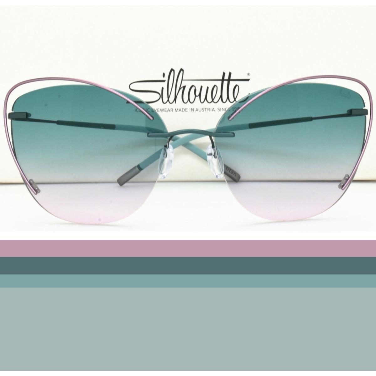 Silhouette Rimless Sunglasses 8163 75 5040 Tma Atwire 58-17-140