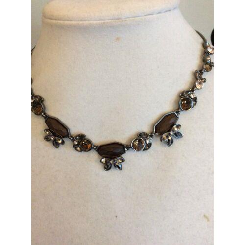 Givenchy Hemitate Tone Dark Wood Necklace 181 GN