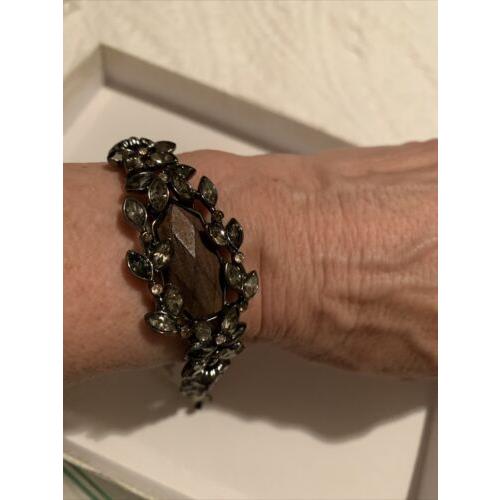 Givenchy Hematite Dark Wood Bracelet GB13