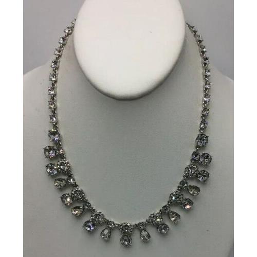 Givenchy Silver Tone Statement Necklace GN1M