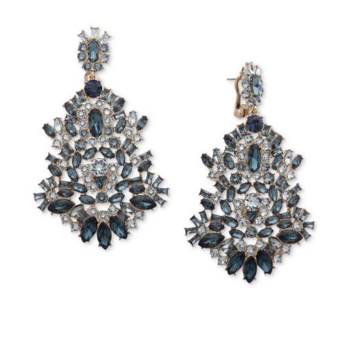 Givenchy Hesitate Crystal Cluster Statement Drop Earrings GN625