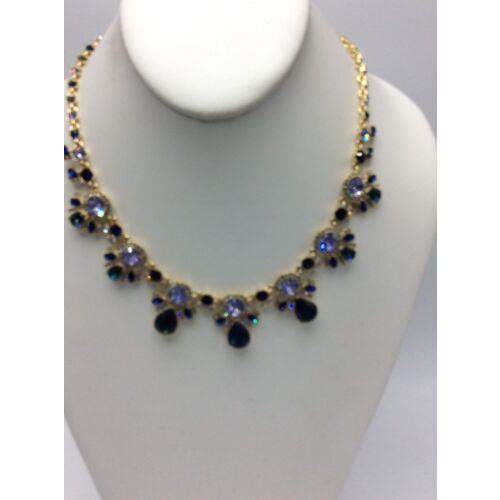 Givenchy Blue Crystal Statement Necklace 6 GE