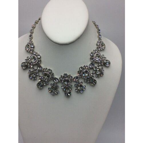 Givenchy Silver Tone Statement Necklace 759 GN