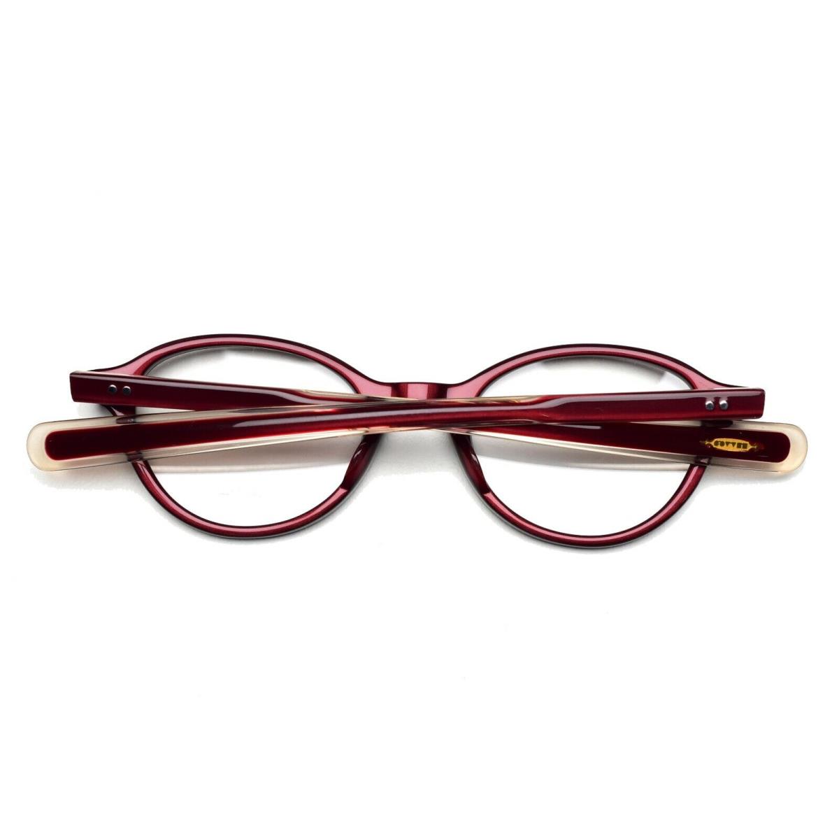 Oliver Peoples Eyeglasses Rowan Burgundy Round 46-21-140