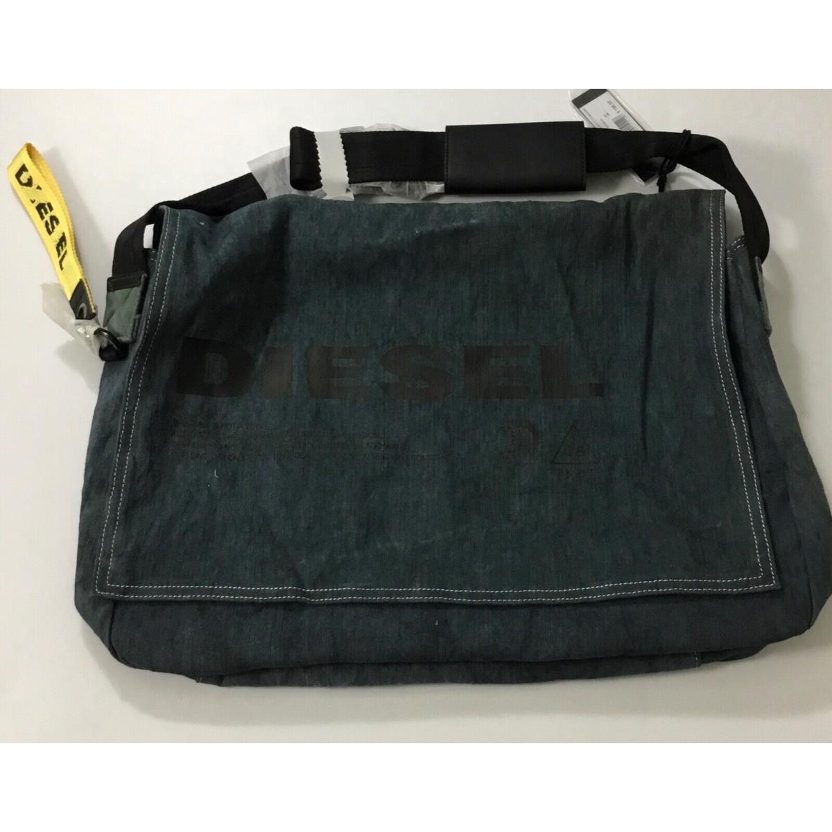 Diesel Thisbagisnotatoy Duffel Travel Bag Teal Blue