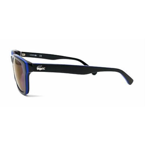 Lacoste sunglasses  - Black Blue Frame, Gray Purple Effect Lens 2