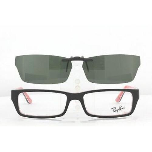 Custom Made For Ray-ban 5236-53X16-F Polarized Clip-on Sunglasses Eyeglasses No