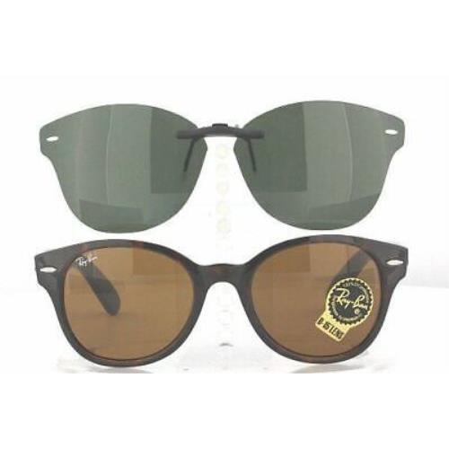 Custom Made For Ray-ban 4141-50X20 Polarized Clip-on Sunglasses Eyeglasses Not