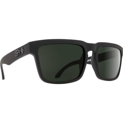 Spy Helm Polarized Sunglasses Unisex Soft Matte Black