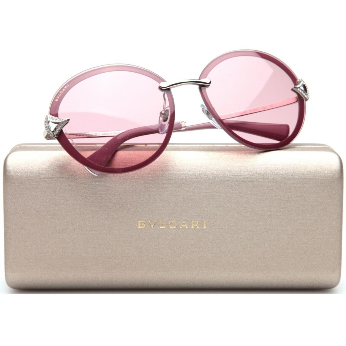 Bvlgari 6101-B 2038/90 Silver Sunglasses 61-15-135mm 1N B55 Italy