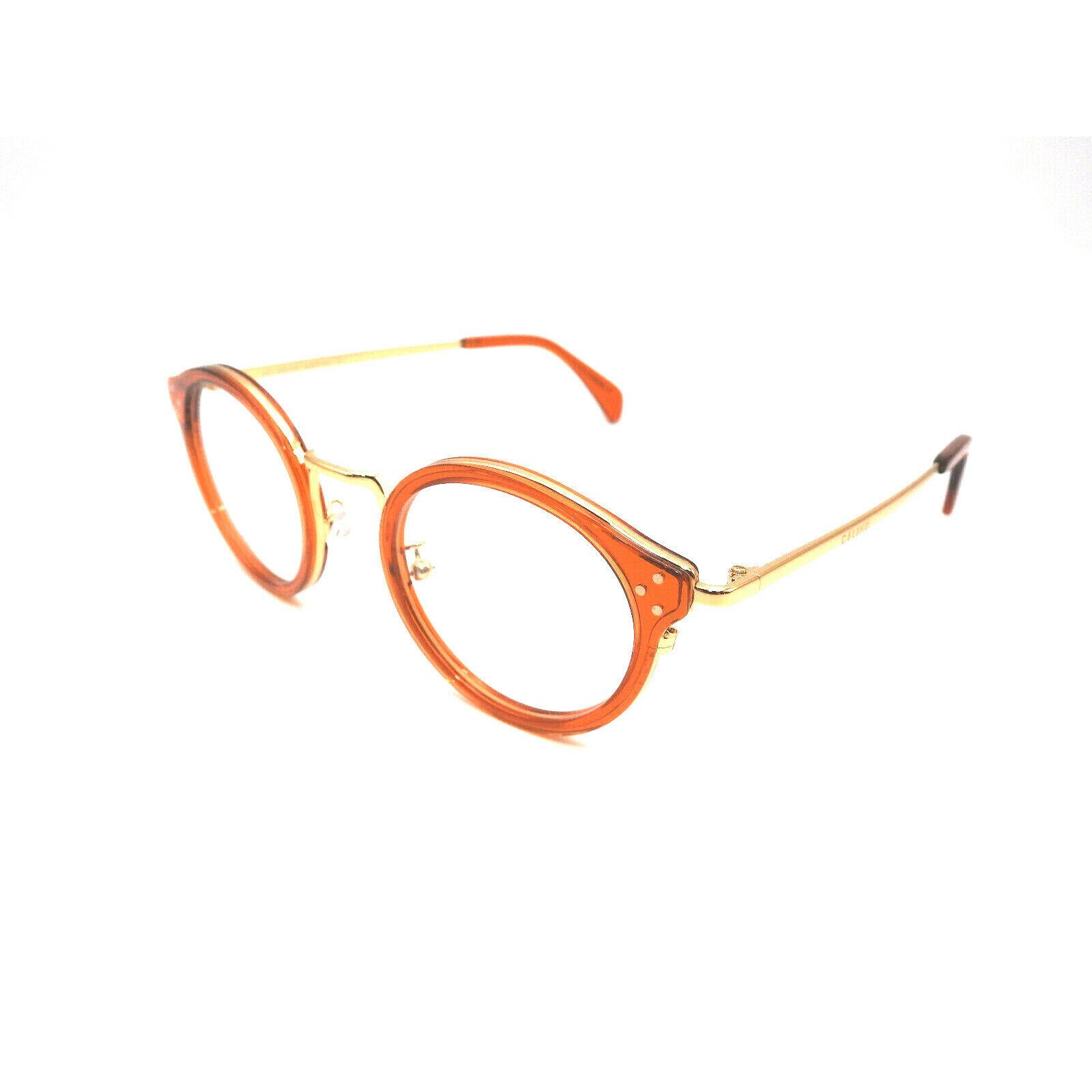 Celine Gold / Orange Eyeglasses CL50001U - 042 46mm