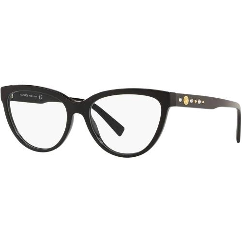 Versace Eyeglasses VE3264B GB1 53mm Black / Demo Lens