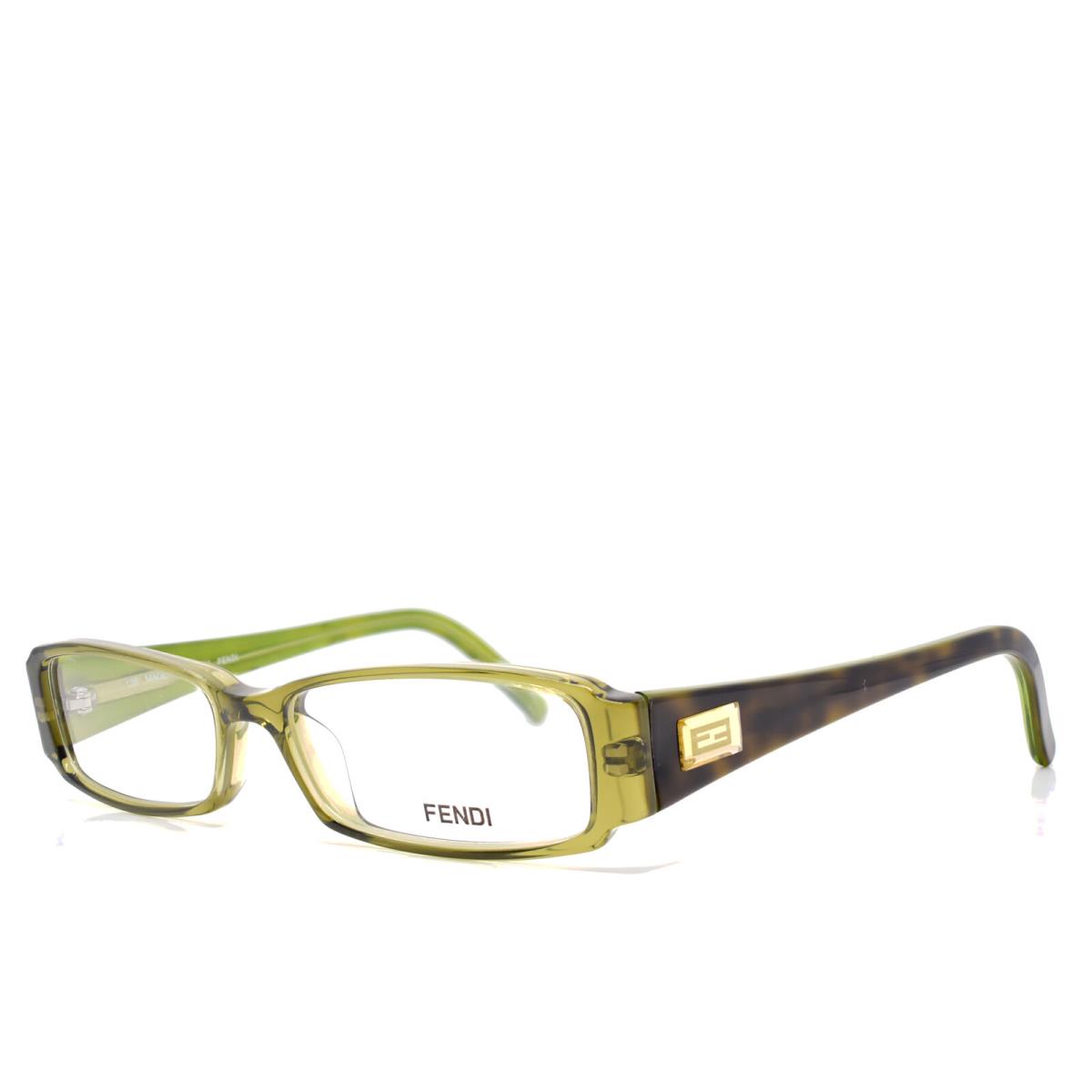 Fendi 891 316 Green Tortoise RX Eyeglasses 50-14-135