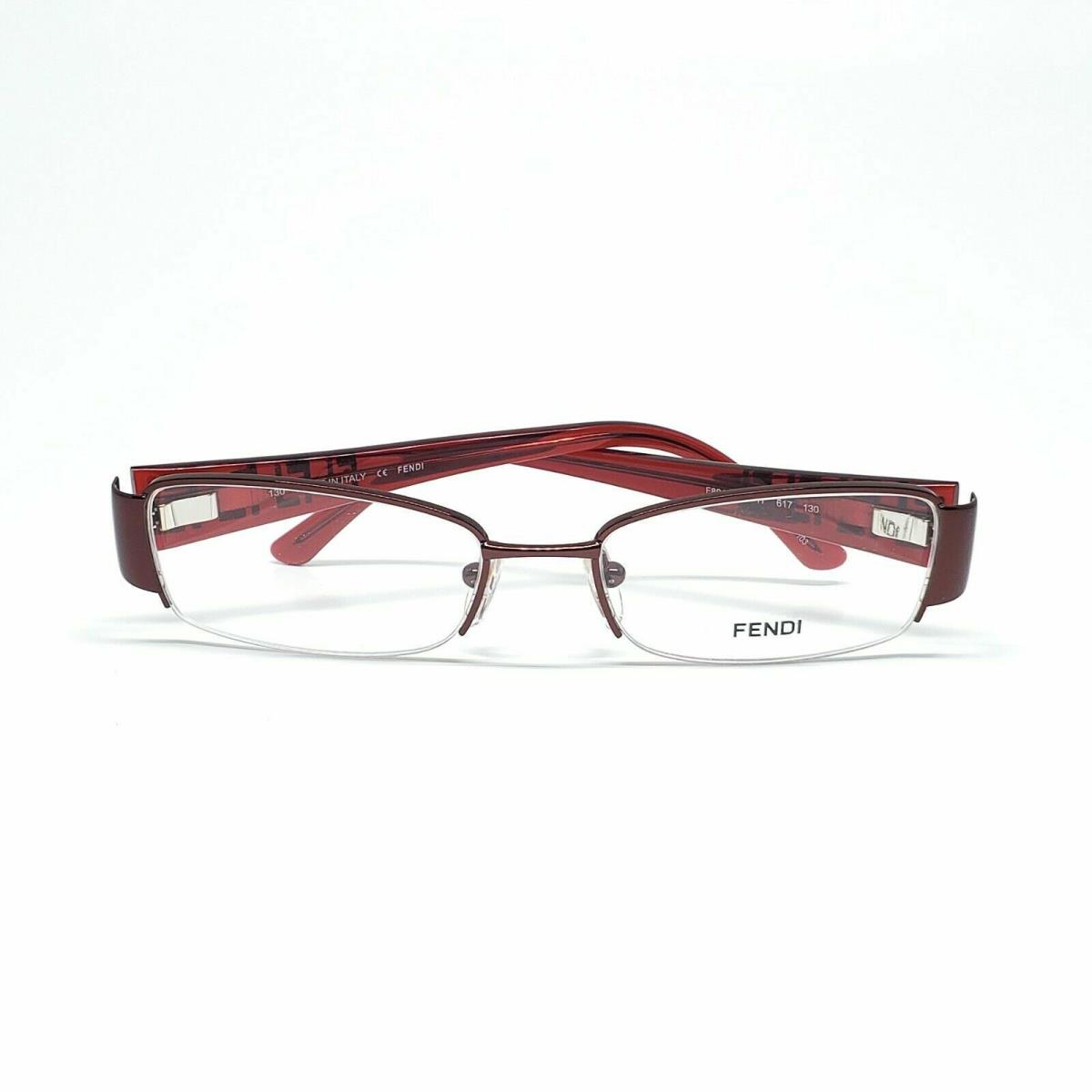 Fendi Optical Eyeglasses F894 / 617 Red Burgundy Sparkle Size 51-17-130