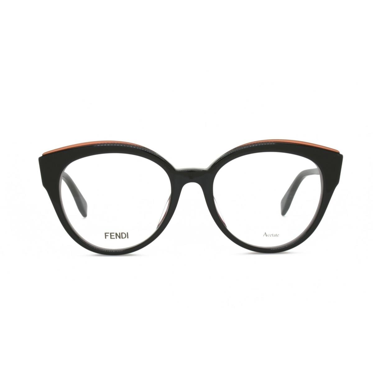 Fendi FF 0280 0807 Rx Eyeglasses 51-18-140 Black