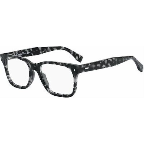 Fendi FF 0218 Black Havana 0WR7 Eyeglasses Size: 55-18-145mm