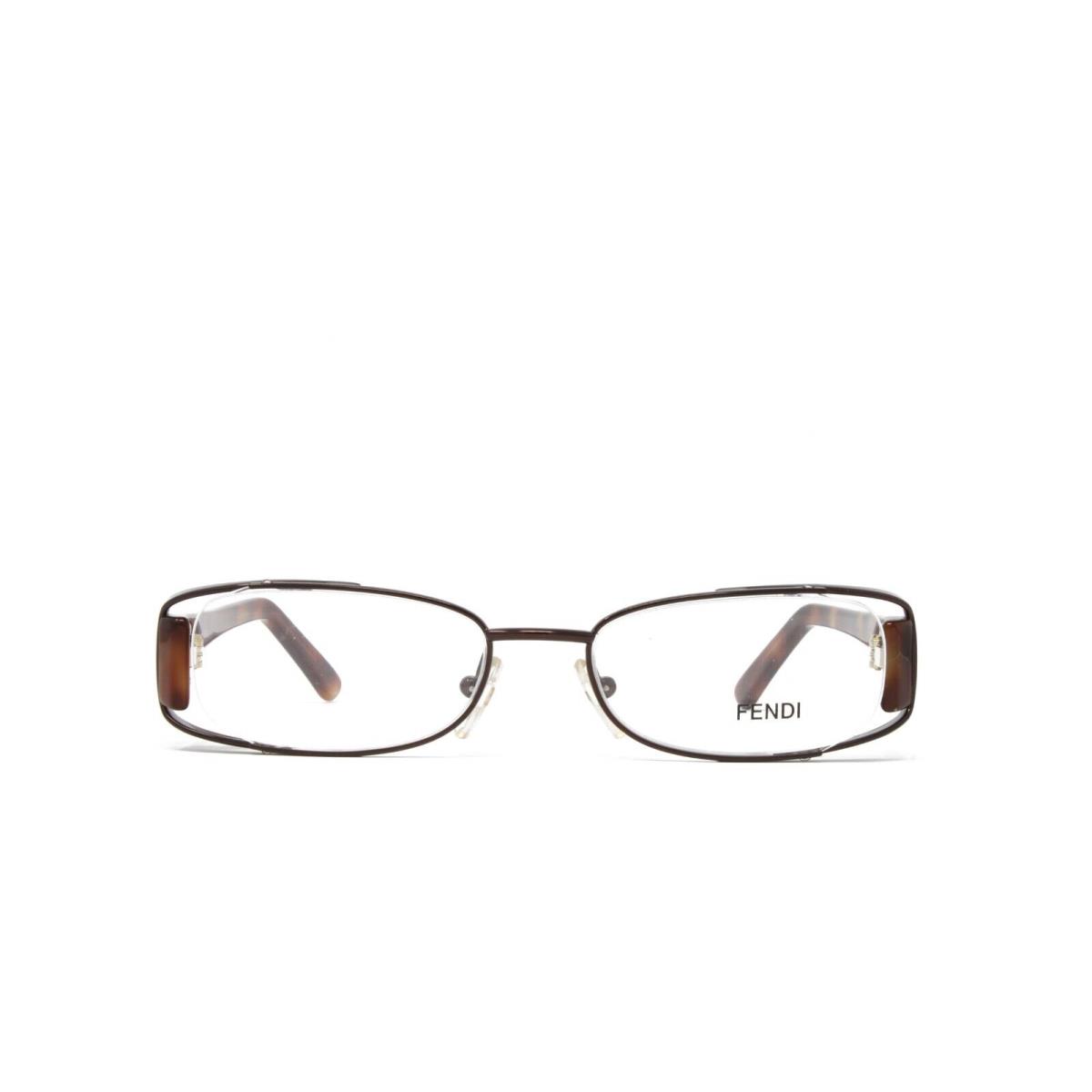 Fendi Women`s Oval Eyeglasses F764 700 Deep Bronze Size 50mm