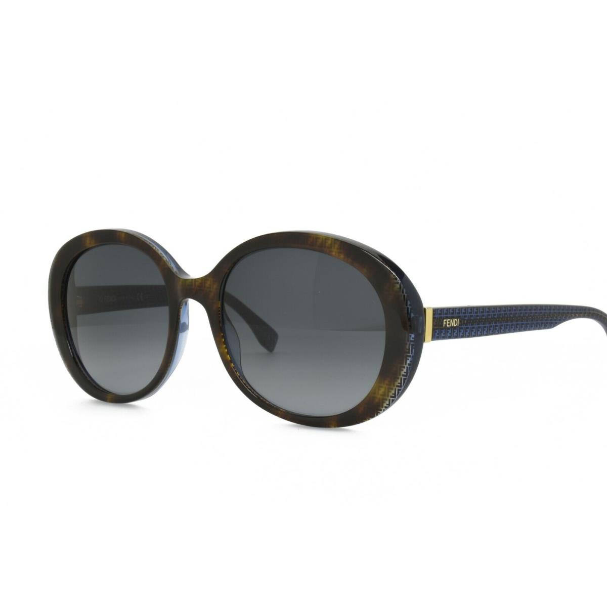 Fendi 0001/S 7OYHD Sunglasses 55-19-140 Brown Blue