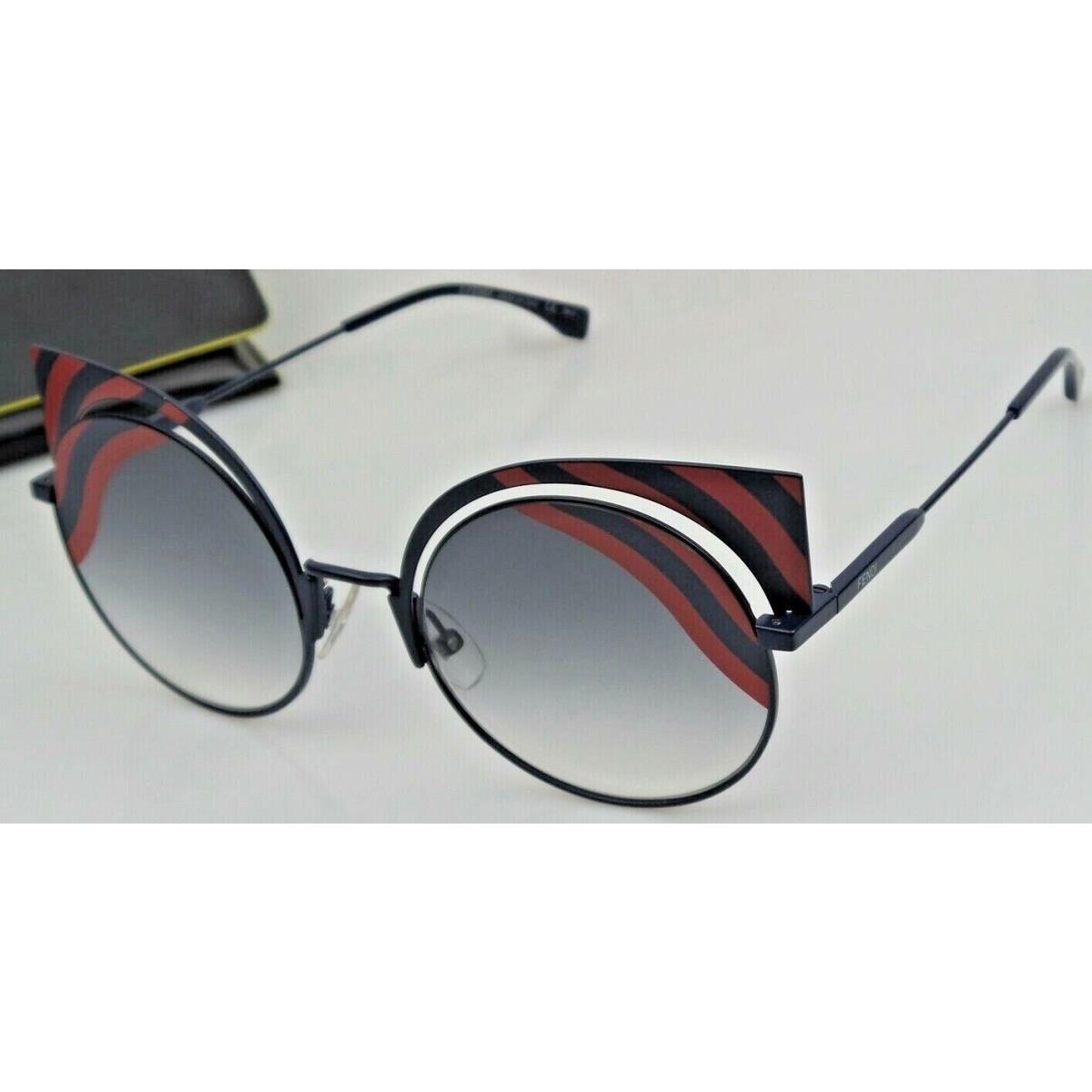 Fendi FF0215/S 0M19L Women`s Dark Blue/red Frame 53mm Designer Sunglasses