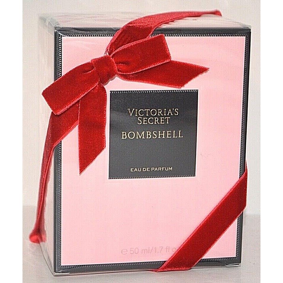 Victoria`s Secret Bombshell Eau DE Parfum Perfume Spray Mist with Bow 1.7 FL OZ