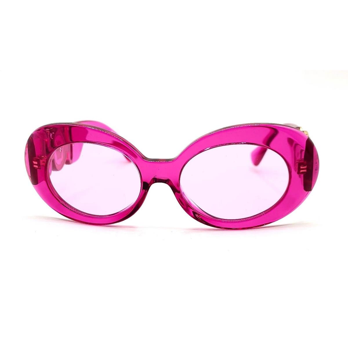 Versace 4426BU Sunglasses 5334/5 Transparent Fuchsia/light Pink Lenses 54 - Frame: Transparent Fuchsia, Lens: Pink