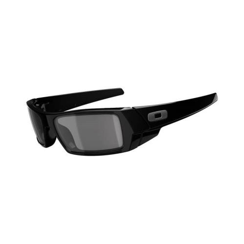 Oakley Gas Can Sunglasses Polished Blk Frame w/ Warm Gry Lens UV Protective