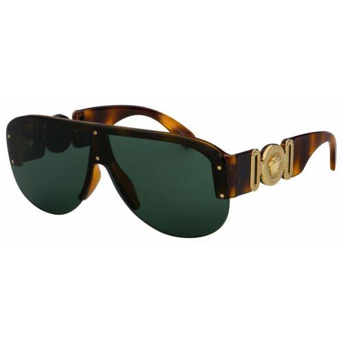 Versace sunglasses  - Brown Frame, Green Lens