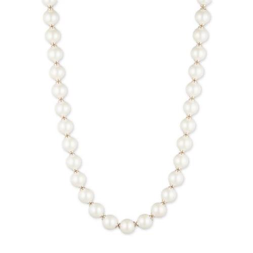 Lauren Ralph Lauren Gold Tone Artificial Pearl 17 Strand Necklace A12