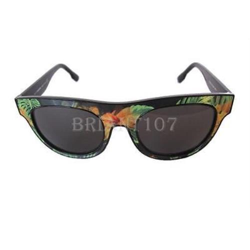 Diesel sunglasses  - Black-Orange-Flower Frame, Gray Lens 3