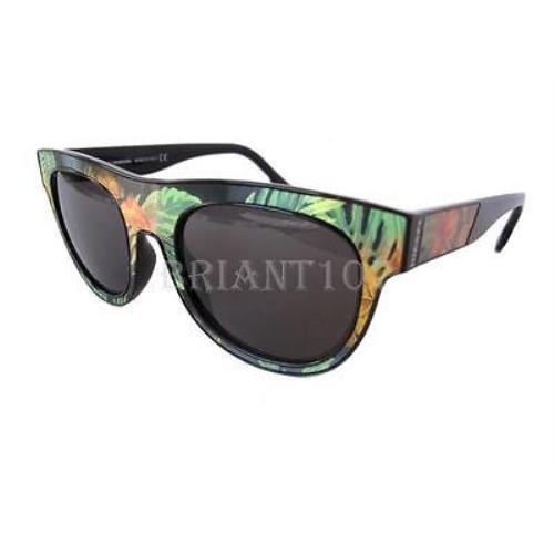 Diesel sunglasses  - Black-Orange-Flower Frame, Gray Lens 5