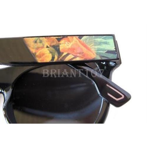 Diesel sunglasses  - Black-Orange-Flower Frame, Gray Lens 2