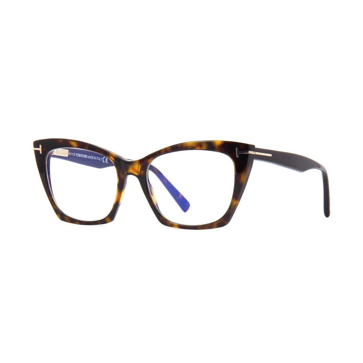 Tom Ford FT 5709-B Blue Block Dark Havana 052 Eyeglasses