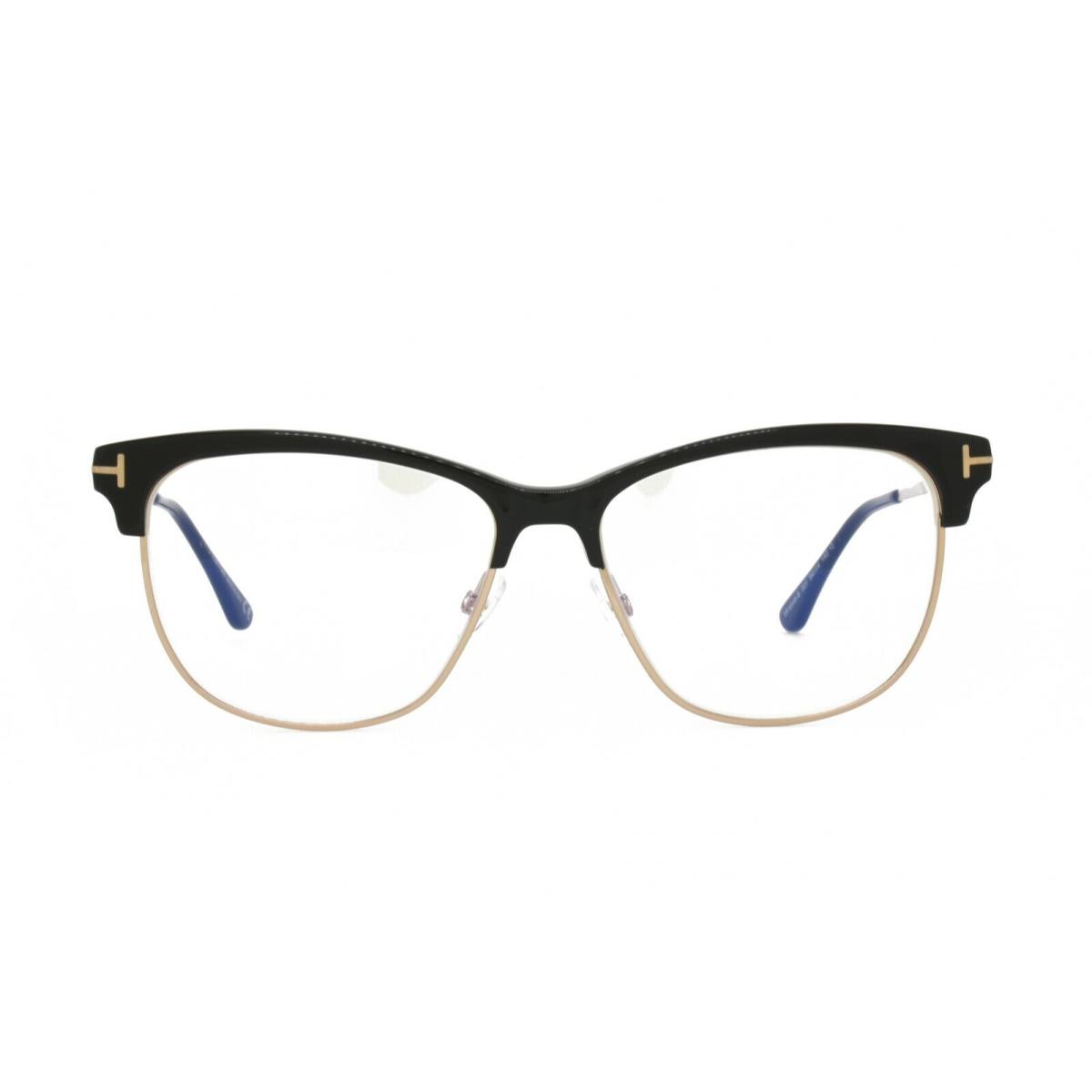 Tom Ford 5546 001 Eyeglasses with Blue Light Blocking Lenses 54-14-140