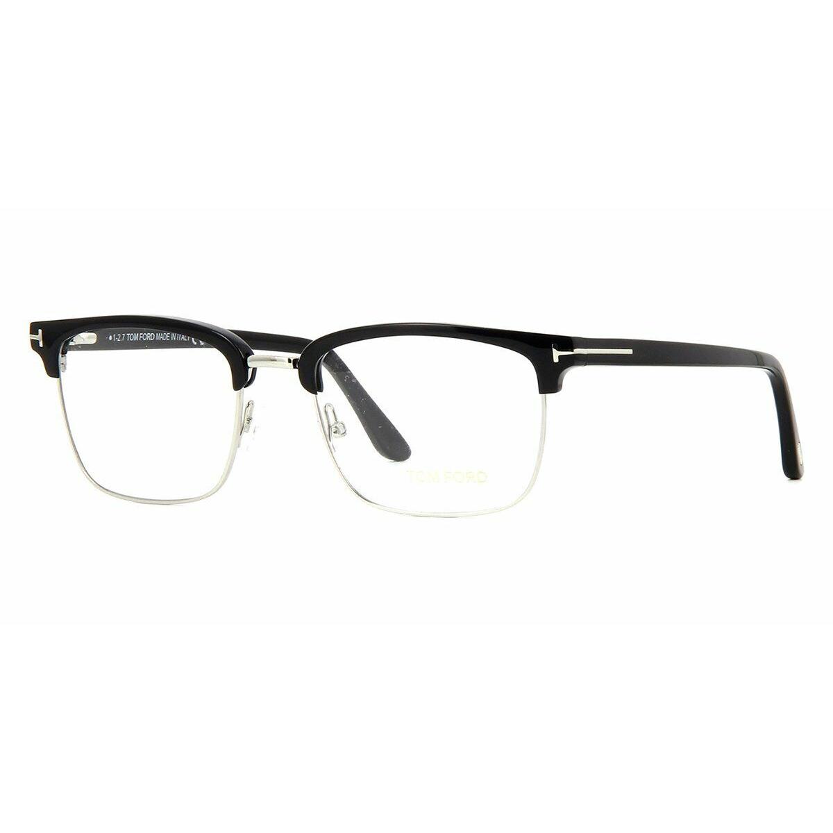 Tom Ford TF 5504 005 Shiny Black Optical Frame Eyeglasses 54mm