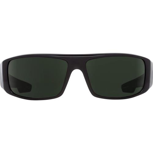 Spy Optic Logan 670939038863 Wrap Sunglasses 60 mm Black/happy Gray/green