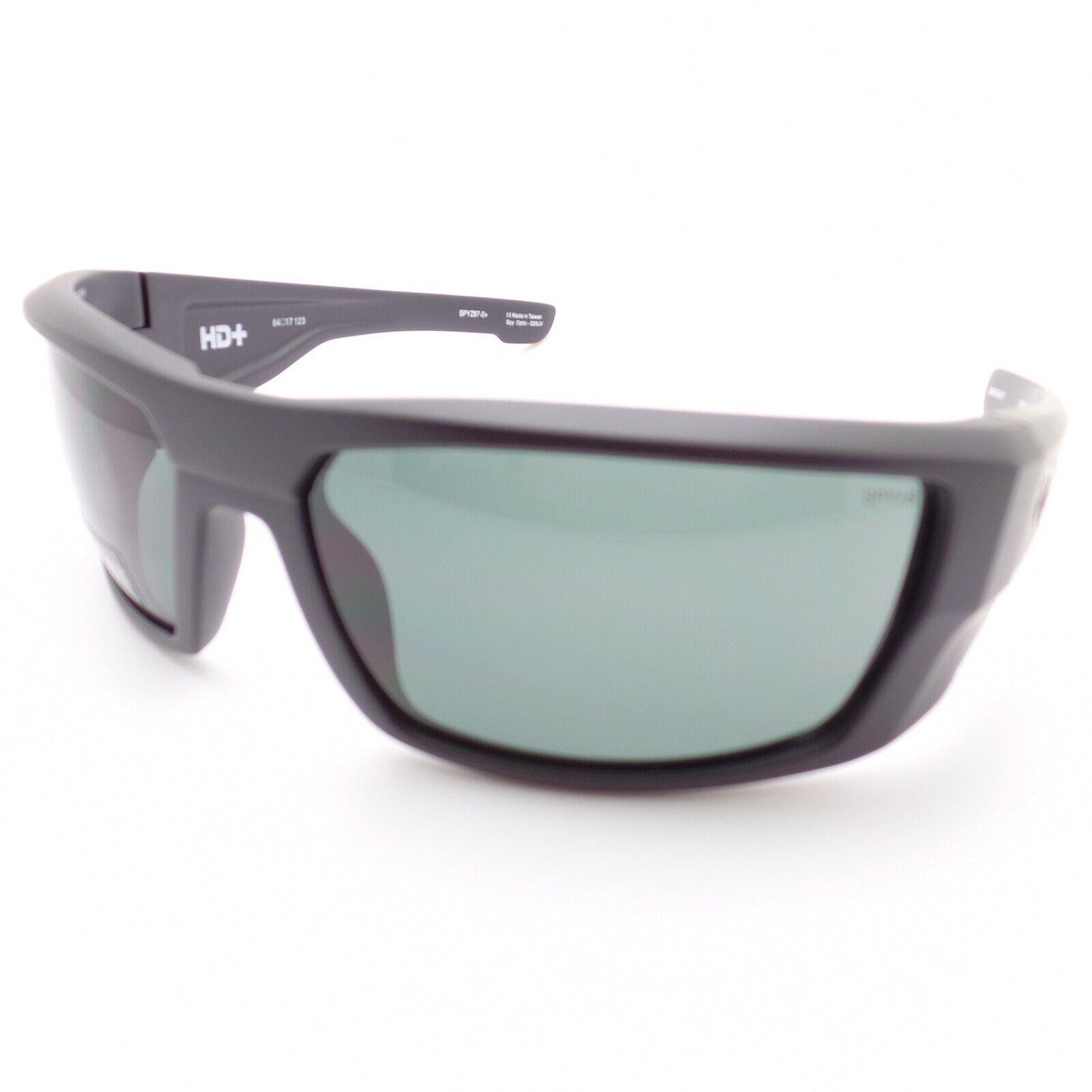 Spy Optics Dirk Sosi Ansirx Matte Black Hd+ Grey Green Sunglasses