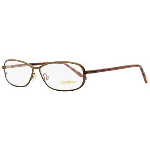 Tom Ford Oval Eyeglasses TF5161 045 Shiny Brown/havana 56mm FT5161