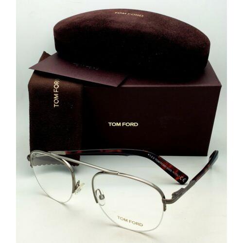 Tom Ford Classic Eyeglasses TF 5450 012 51-19 140 Gunmetal Tortoise Frames