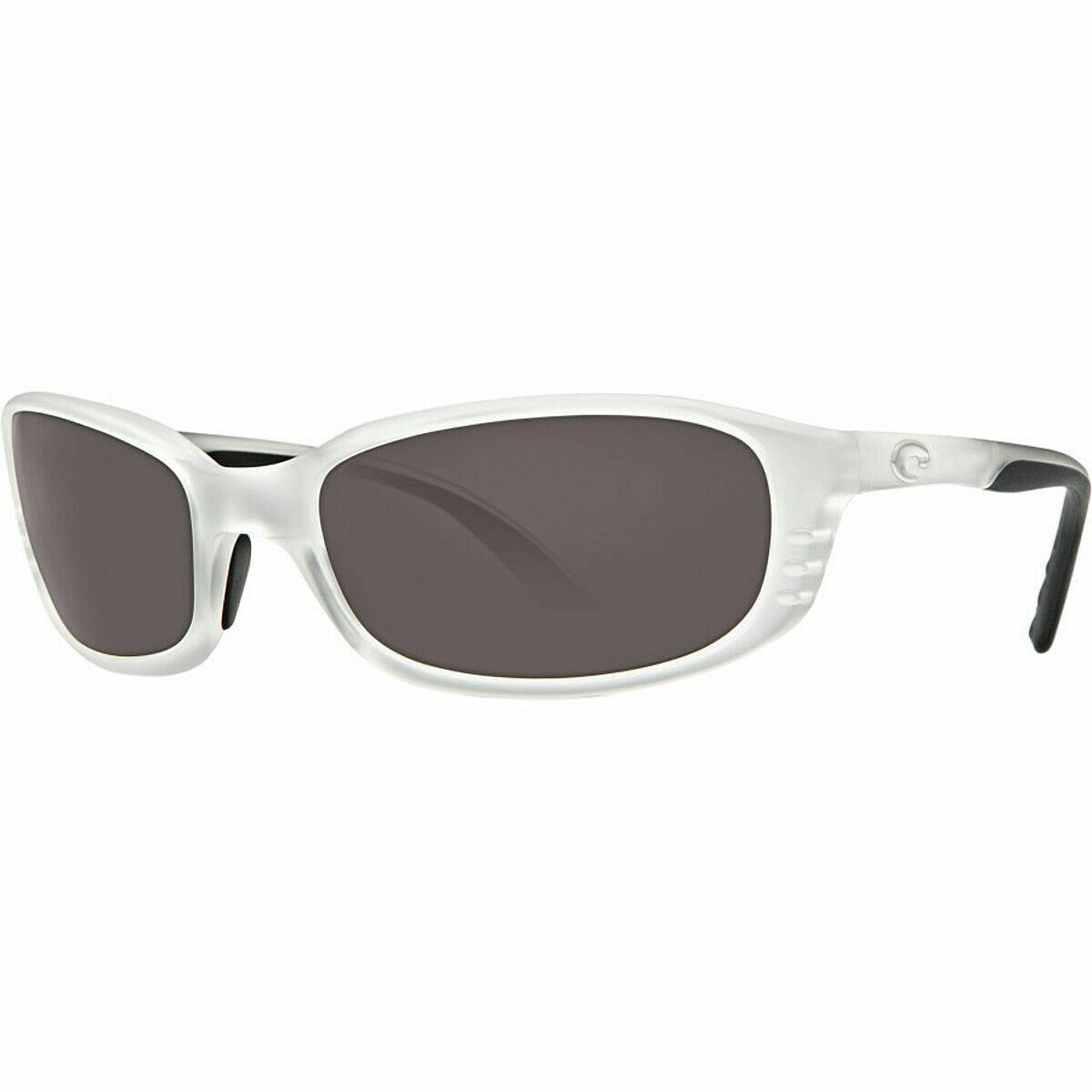 Costa Del Mar Brine Polarized Sunglasses Matte Crystal / Gray 580P