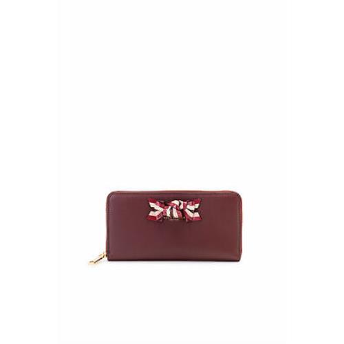 Marc Jacobs Bow Standard Continental Wallet in Rubino