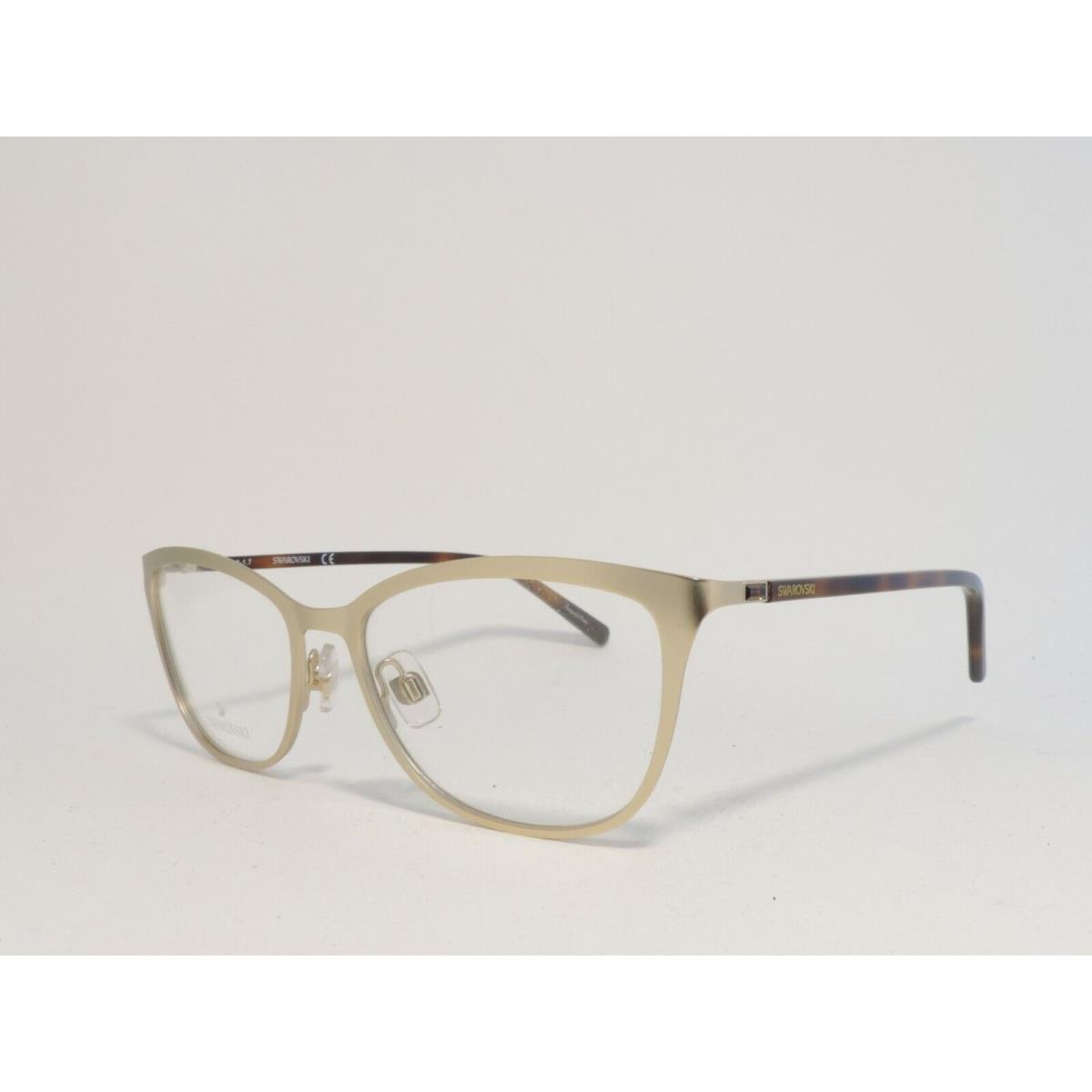 Swarovski SW5232 Metal Acetate Eyeglass Frames 033 Gold Tort 52-16-140