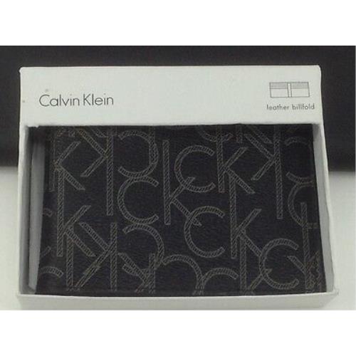 Men`s Calvin Klein Black Leather Wallet